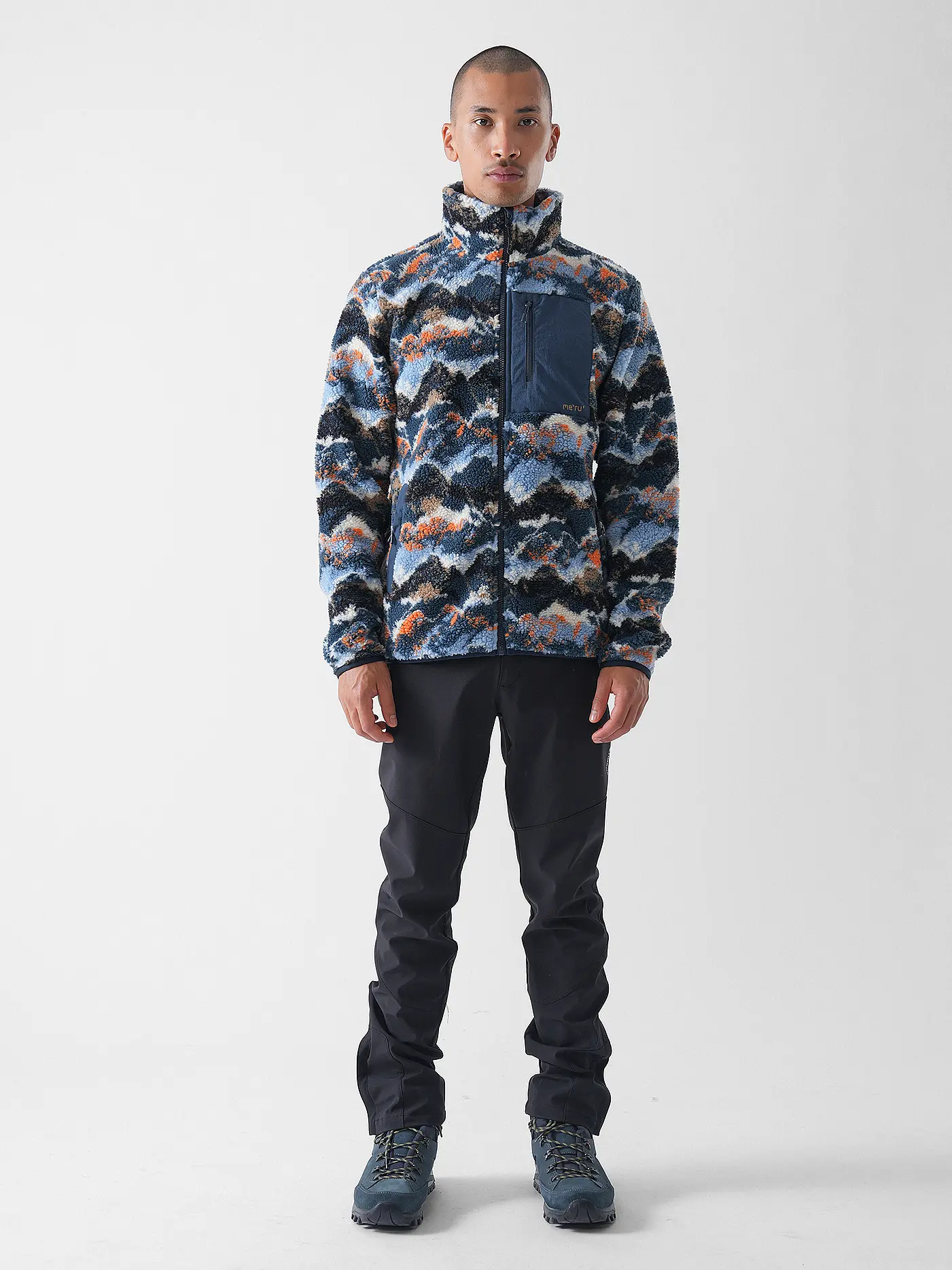 MERU | Herren Fleecejacke Rennes Teddyfleece | 